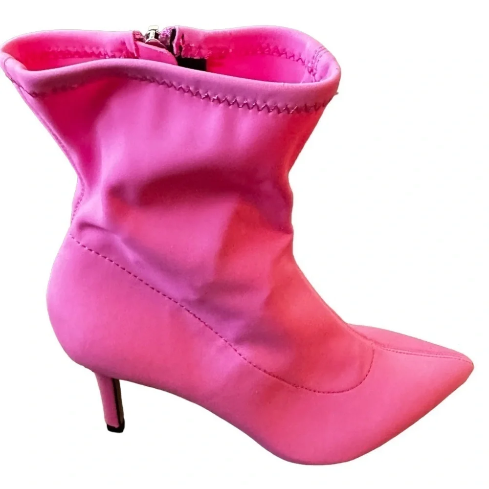 New ELOQUII Neoprene Ankle Boots Size:8W👢